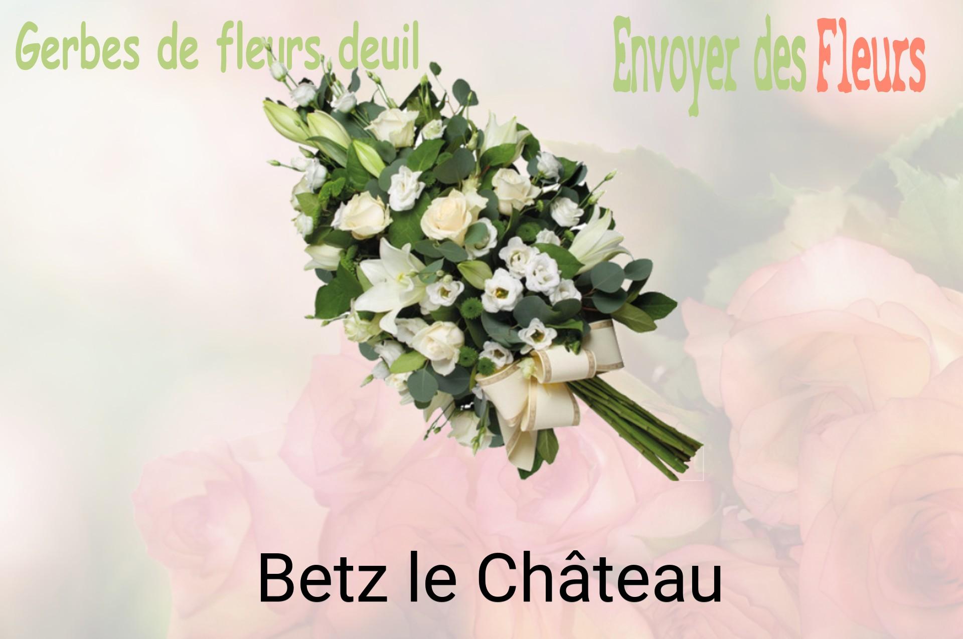 Gerbe de fleurs de deuil livrée à Betz-le-Château